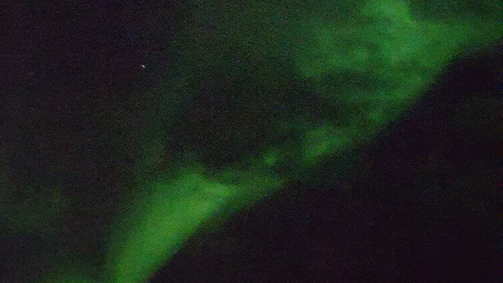 Die Polarlichter am letzten Abend. (Foto: vk)