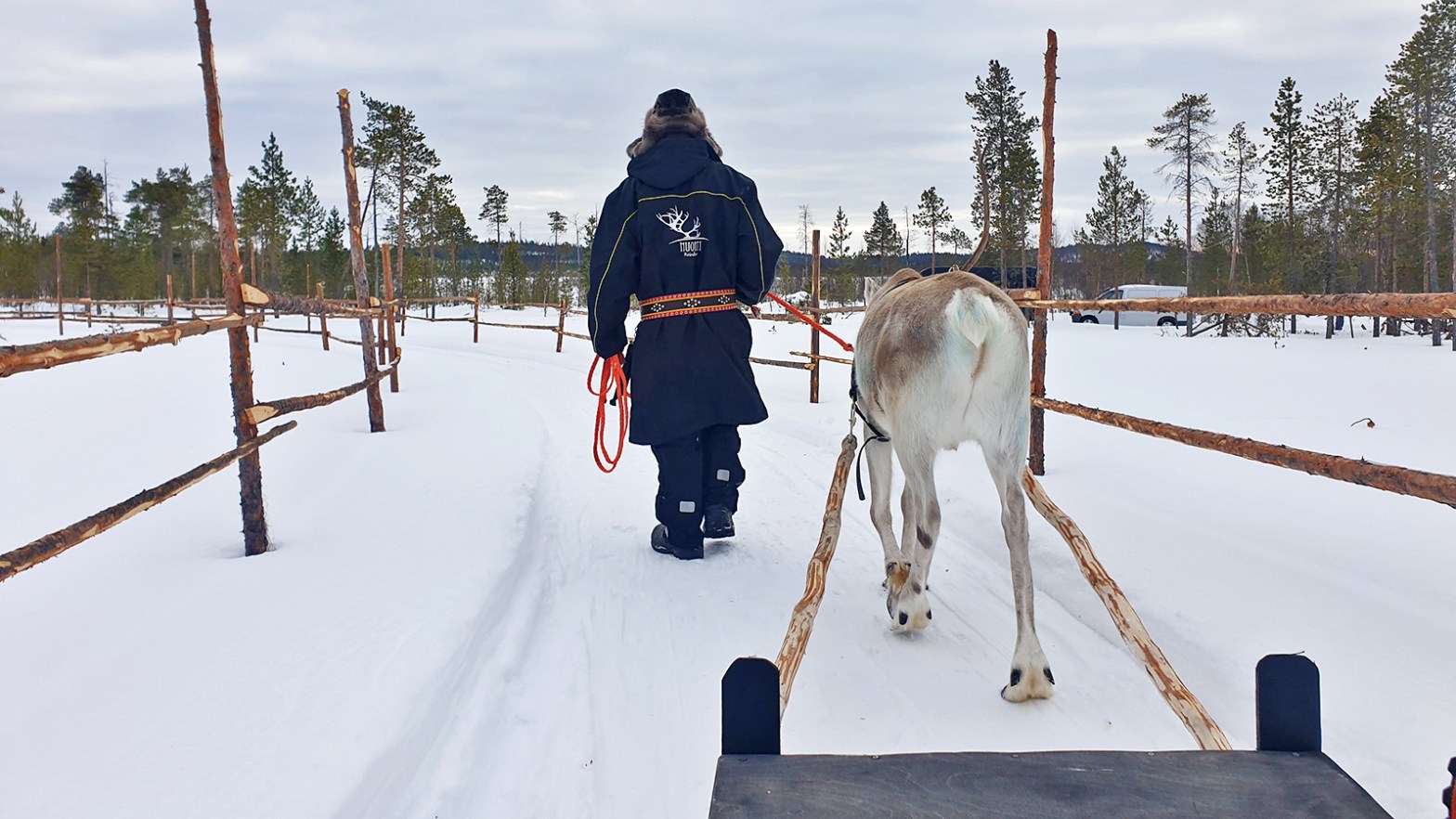 Nach der Fahrt mit dem Rentierschlitten bekamen wir den Rentier-Führerschein. (Foto: vk)
