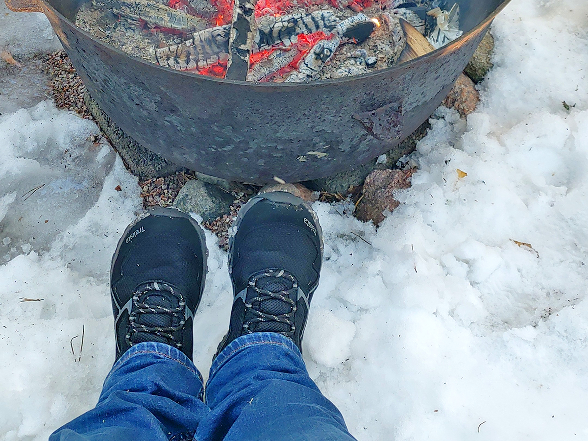 Sie sehen aber auch toll aus, die neuen Winterschuhe! (Foto: Paul König)