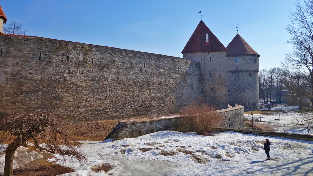 Ein Teil der mittelalterlichen Stadtmauer Talinns. (Foto: vk)
