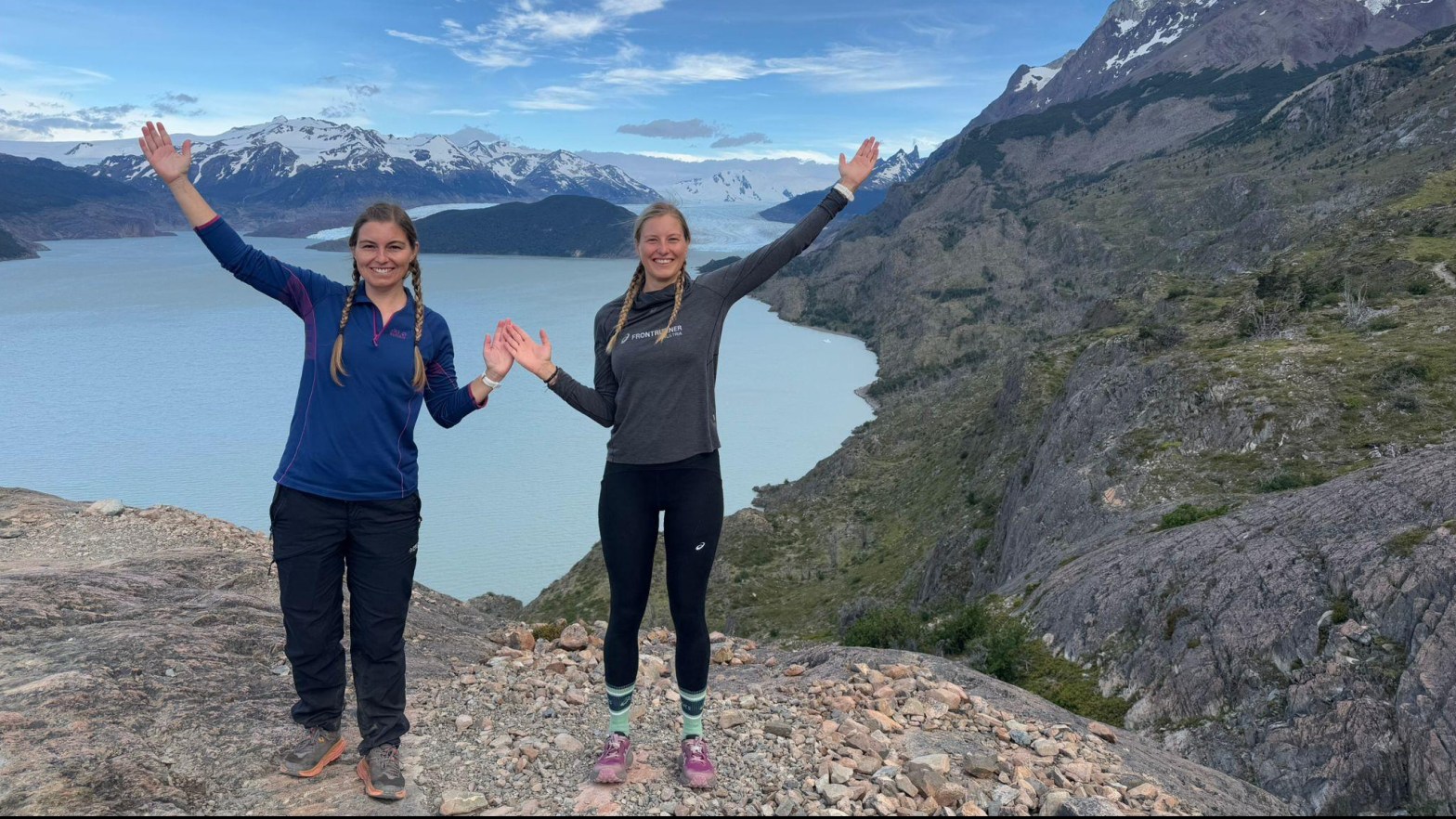 An Tag 4 vor dem Gletscher Grey.