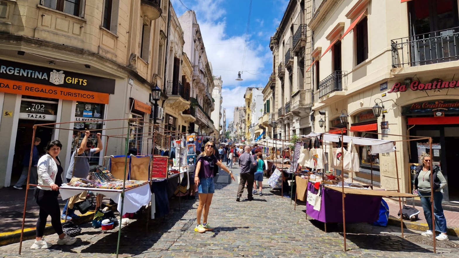 Auf einem der Märkte am Sonntag in San Telmo auf dem Weg nach La Boca.